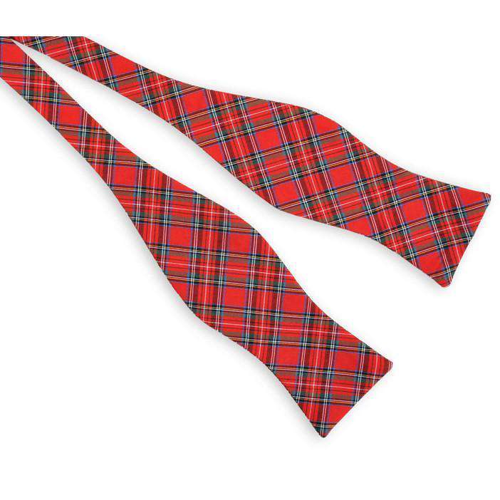MacIntosh Tartan Bow Tie in Red by High Cotton - Country Club Prep