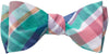 Madras Bow Tie in Teal by Southern Proper - Country Club Prep