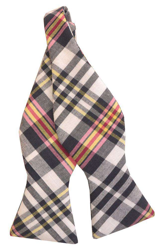 Madras Plaid Bow Tie in Groton Long Point by Just Madras - Country Club Prep