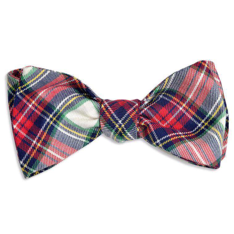 Mcfadden Tartan Bow Tie in Red Plaid by High Cotton - Country Club Prep