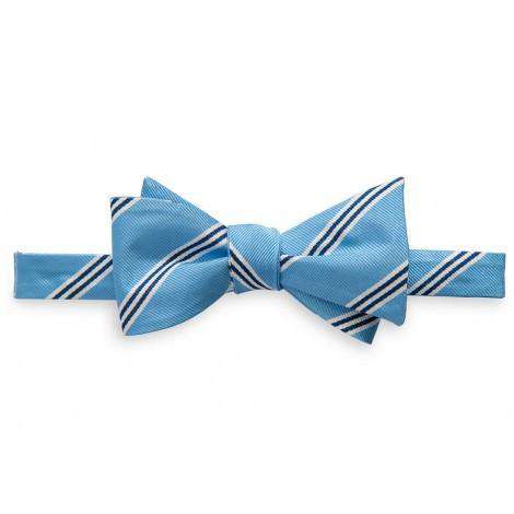 Men's Heritage Stripe Bow Tie in Ocean Channel by Southern Tide - Country Club Prep