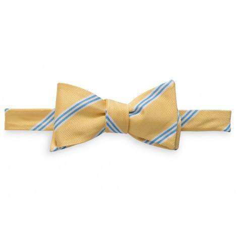 Men's Heritage Stripe Bow Tie in Sunshine by Southern Tide - Country Club Prep