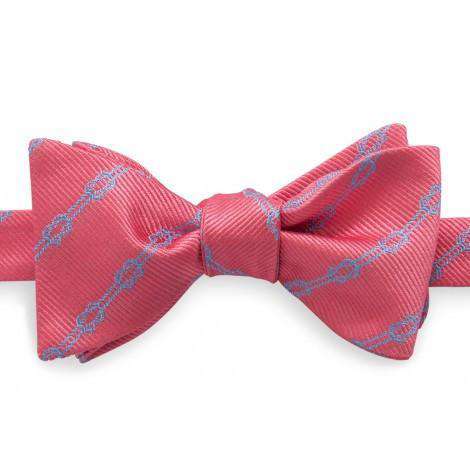 Men's Reef Knot Bow Tie in Coral Beach by Southern Tide - Country Club Prep