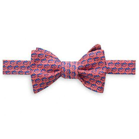 Men's School of Fish Bow Tie in Coral Beach by Southern Tide - Country Club Prep