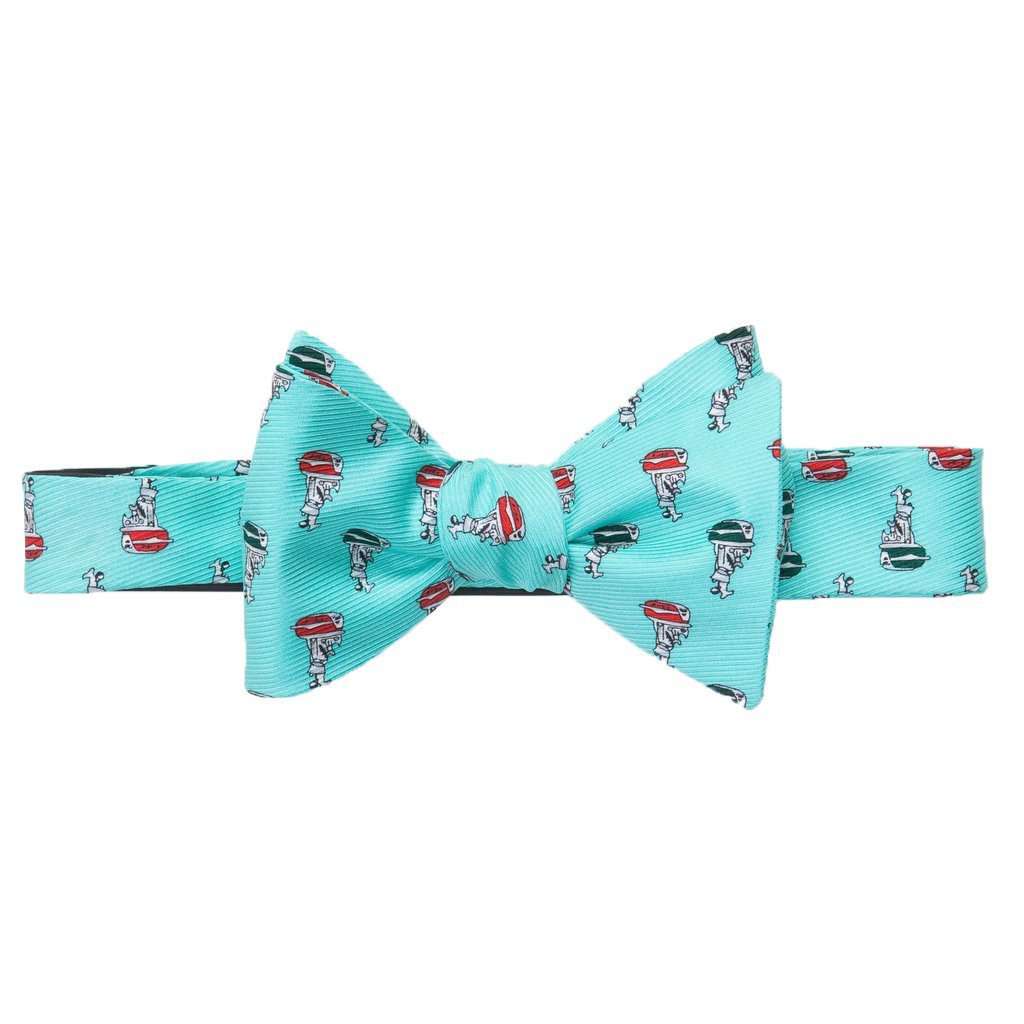 Motor Boat Bow Tie in Seafoam by Southern Proper - Country Club Prep