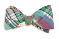 Newport Patchwork Madras Bow Tie by High Cotton - Country Club Prep