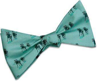 Off to the Races Bow Tie in Seafoam Green by Bird Dog Bay - Country Club Prep