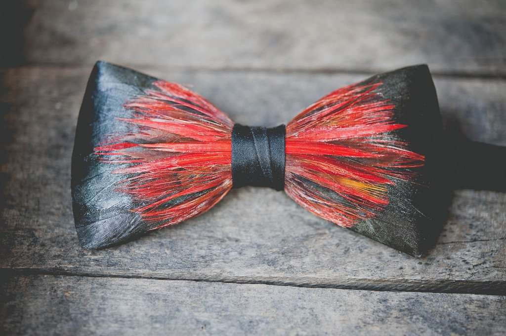 Original Feather Bow Tie in Big Spur by Brackish Bow Ties