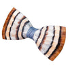 Original Feather Bow Tie in Blue Chuka by Brackish Bow Ties - Country Club Prep