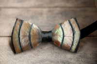 Original Feather Bow Tie in Jive Turkey by Brackish Bow Ties - Country Club Prep