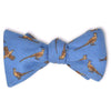 Pheasant Bow Tie in Blue by High Cotton - Country Club Prep