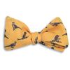 Pheasant Bow Tie in Gold by High Cotton - Country Club Prep
