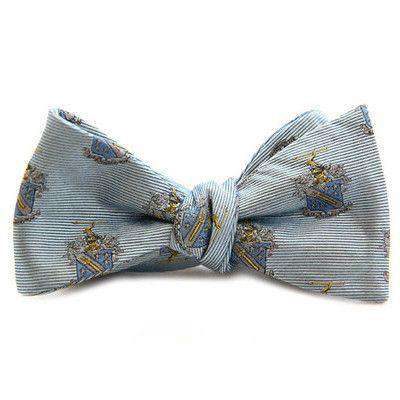 Phi Delta Theta Bow Tie in Light Blue by Dogwood Black - Country Club Prep