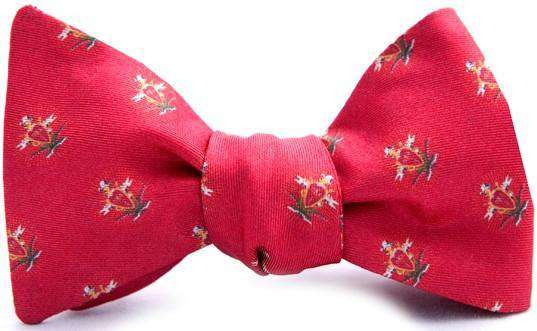 garnet bow tie