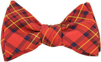 Plaid Bow Tie in Red by Southern Proper - Country Club Prep