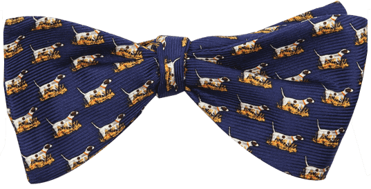 Pointer Bow Tie in Navy by Southern Proper - Country Club Prep