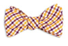 Purple and Gold Tattersall Bow Tie by High Cotton - Country Club Prep