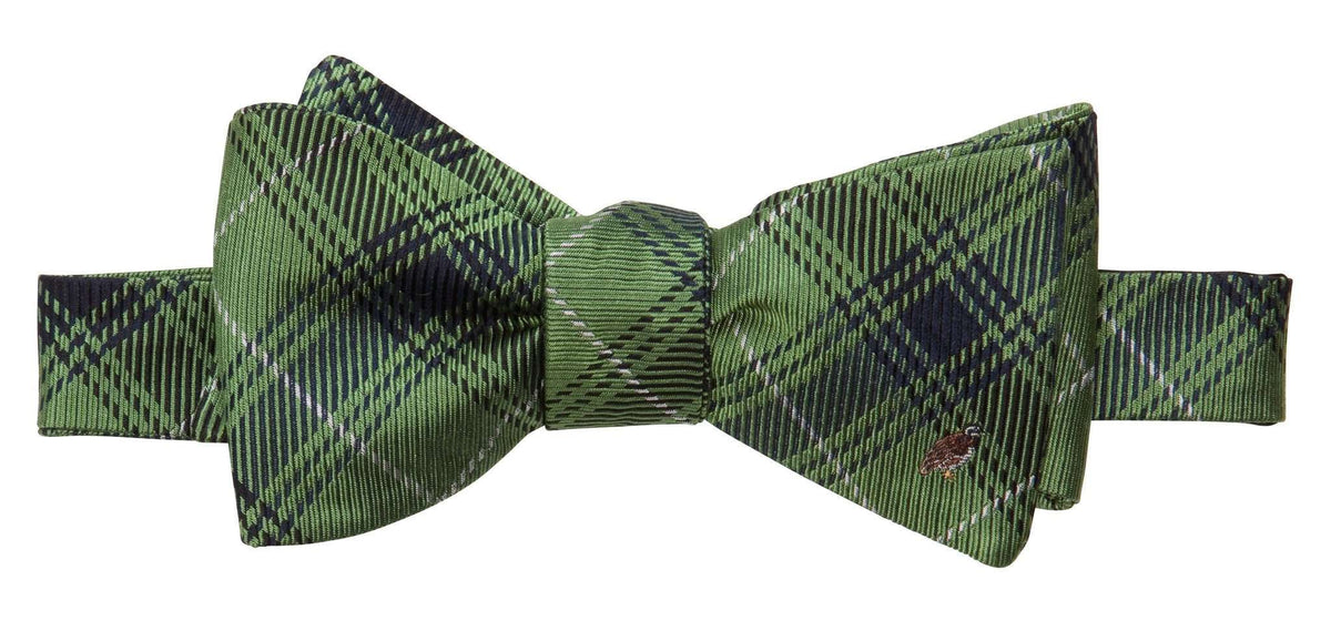 Quail Bow Tie in Green by Southern Proper - Country Club Prep