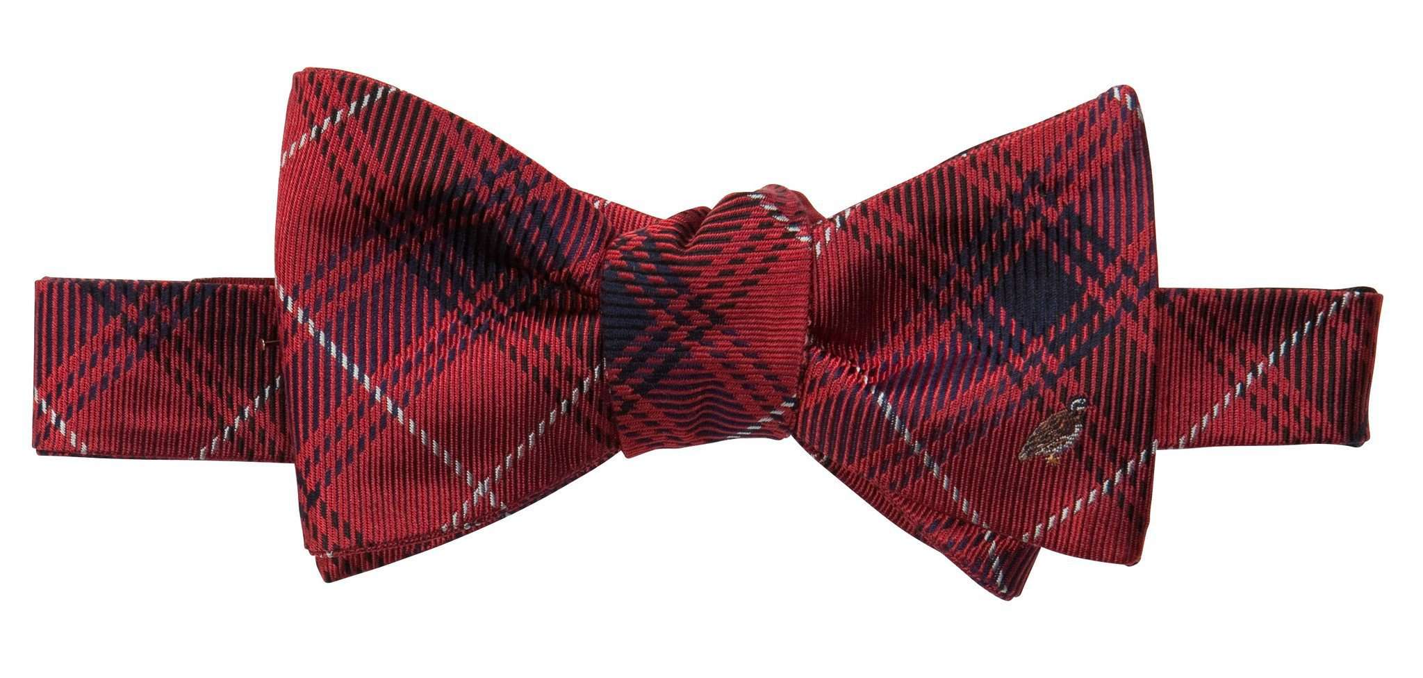 Quail Bow Tie in Red by Southern Proper - Country Club Prep