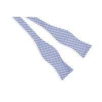 Royal Blue Gingham Bow Tie in Blue and White by High Cotton - Country Club Prep