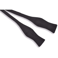 Satin Bow Tie in Black by High Cotton - Country Club Prep