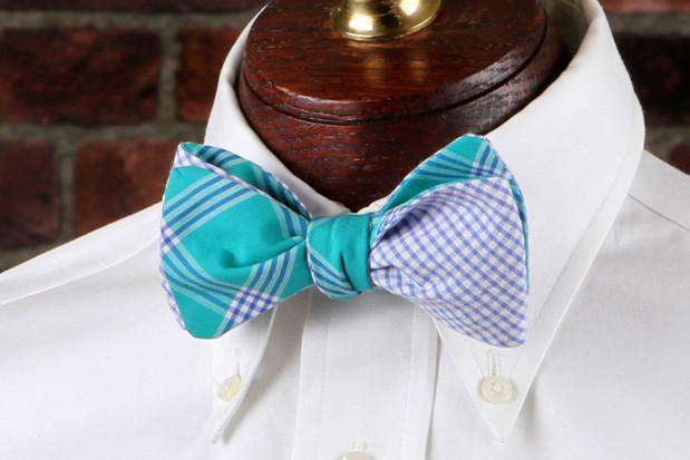 Seafarer Reversible Bow Tie by High Cotton - Country Club Prep