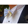 Seersucker Four Way Bow Tie in Pink, Green, Yellow and Light Blue by High Cotton - Country Club Prep