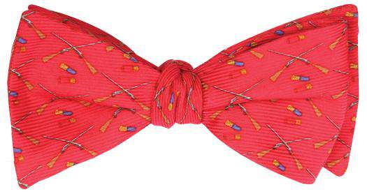 Shotgun Bow Tie in Red by Southern Proper - Country Club Prep