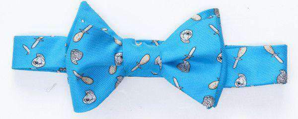 Shucker Bow Tie in Blue by Southern Proper - Country Club Prep
