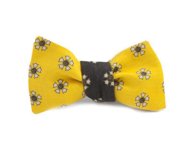 Sigma Nu Reversible Bow Tie by Dogwood Black - Country Club Prep