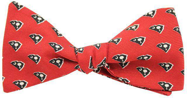 South Carolina Traditional Bowtie in Garnet by State Traditions and Southern Proper - Country Club Prep