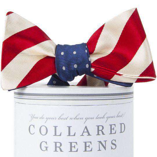Stars and Stripes Mixer Bow in Red, White and Blue by Collared Greens - Country Club Prep