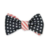 Stars & Stripes Reversible Bow Tie in Red, White and Blue by High Cotton - Country Club Prep