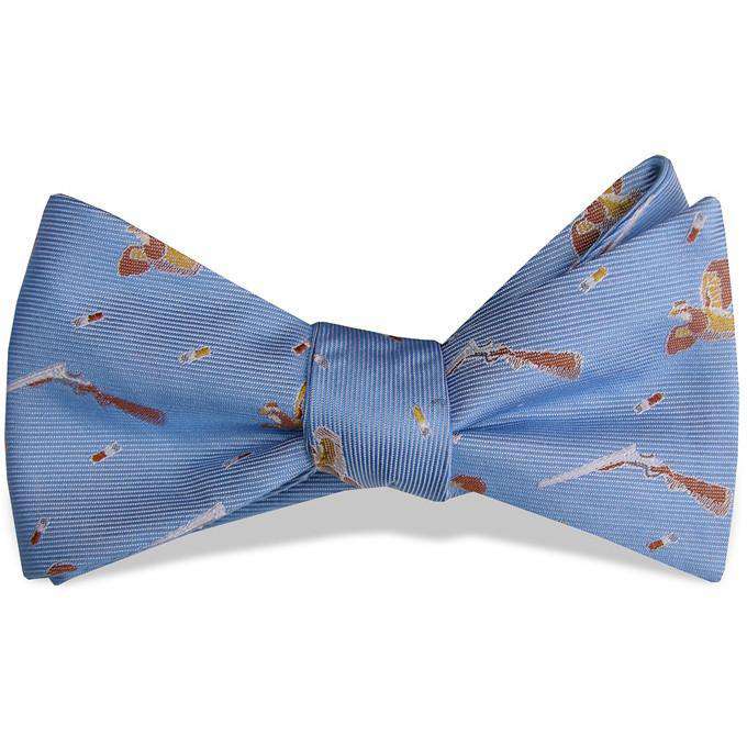 Straight Flush Bow Tie in Blue by Bird Dog Bay - Country Club Prep