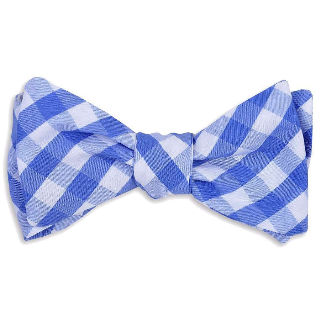 Summer Check Bow Tie in Grape by High Cotton - Country Club Prep