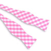 Summer Check Bow Tie in Strawberry by High Cotton - Country Club Prep