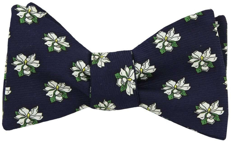 Sweet Magnolia Bow Tie in Navy by Southern Proper - Country Club Prep