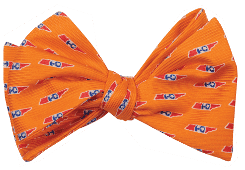 Tennessee Traditional Bowtie in Orange by State Traditions and Southern Proper - Country Club Prep