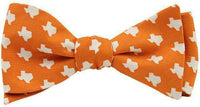 Texas Gamedy Bowtie in Orange by State Traditions and Southern Proper - Country Club Prep