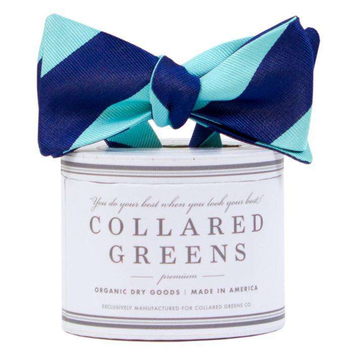 The Benthaven Bow in Teal/Navy by Collared Greens - Country Club Prep
