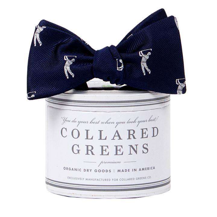 The Bethpage Bow in Navy and White by Collared Greens - Country Club Prep