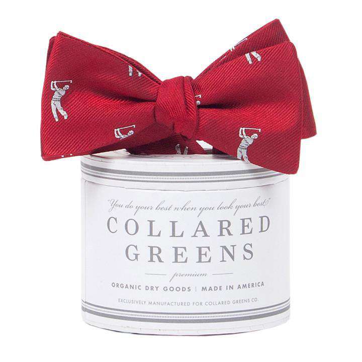 The Bethpage Bow in Red and White by Collared Greens - Country Club Prep
