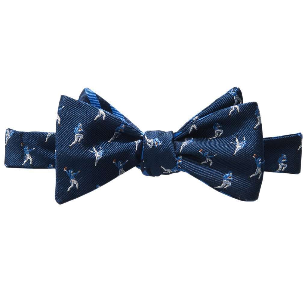 The Hangtime Reversible Bow Tie in Navy & Blue by Southern Tide - Country Club Prep