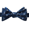 The Hangtime Reversible Bow Tie in Navy & Blue by Southern Tide - Country Club Prep