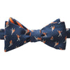 The Hangtime Reversible Bow Tie in Navy & Endzone Orange by Southern Tide - Country Club Prep