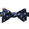 The Hangtime Reversible Bow Tie in Navy & Rocky Top Orange by Southern Tide - Country Club Prep