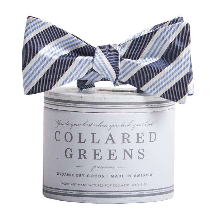 The Homestead Bow in Navy and Blue by Collared Greens - Country Club Prep