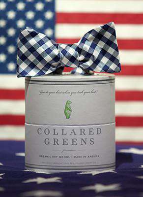 The Quad Bow in Navy/White by Collared Greens - Country Club Prep