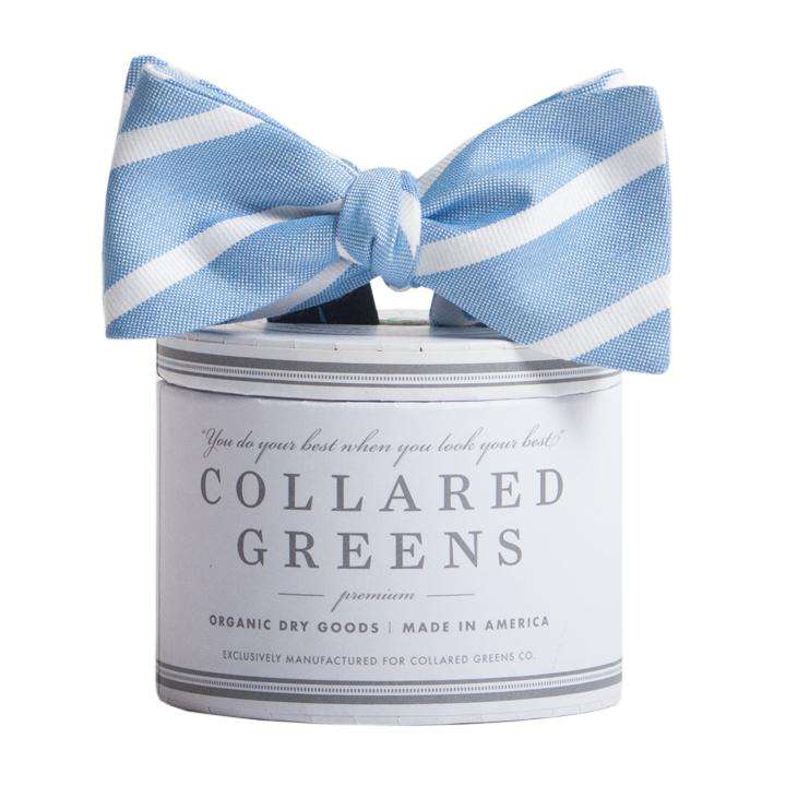 The Sawgrass Bow in Blue and White by Collared Greens - Country Club Prep