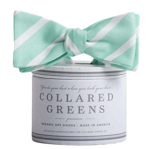 The Sawgrass Bow in Teal and White by Collared Greens - Country Club Prep